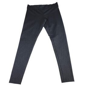 Matty M Leggings Women’s Small Charcoal Gray Stretch Pull On Made USA Athleisure